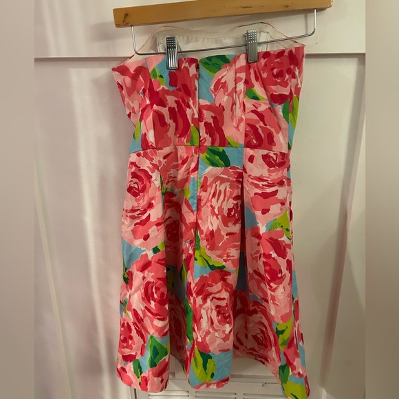 Lilly Pulitzer strapless First Impressions Blossom Dress size 0 - Picture 5 of 6